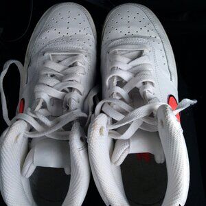 NIKE Court Vision Mid Sneakers Basketball Shoes High Top CD5436-102 Woman's Sz 8
